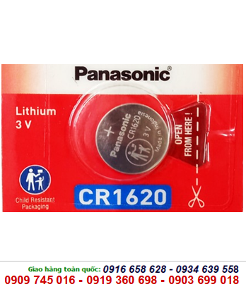 Panasonic CR1620; Pin 3v lithium Panasonic CR1620 chính hãng